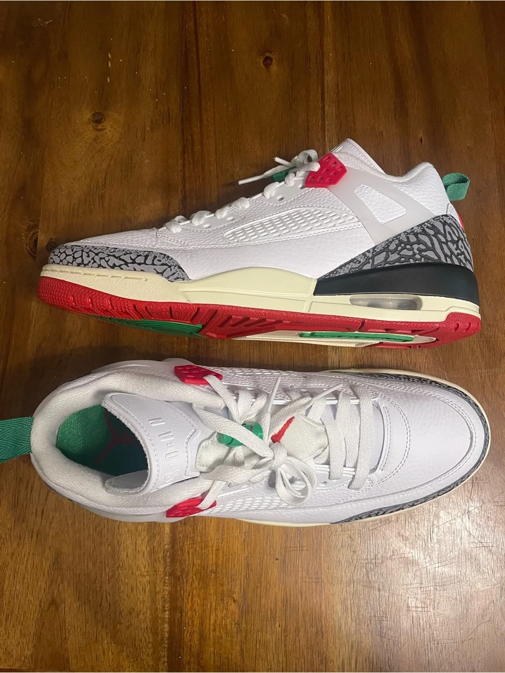 Air Jordan 4 Retro low White/Red/Black Men's Basketball Shoes Spike Lee